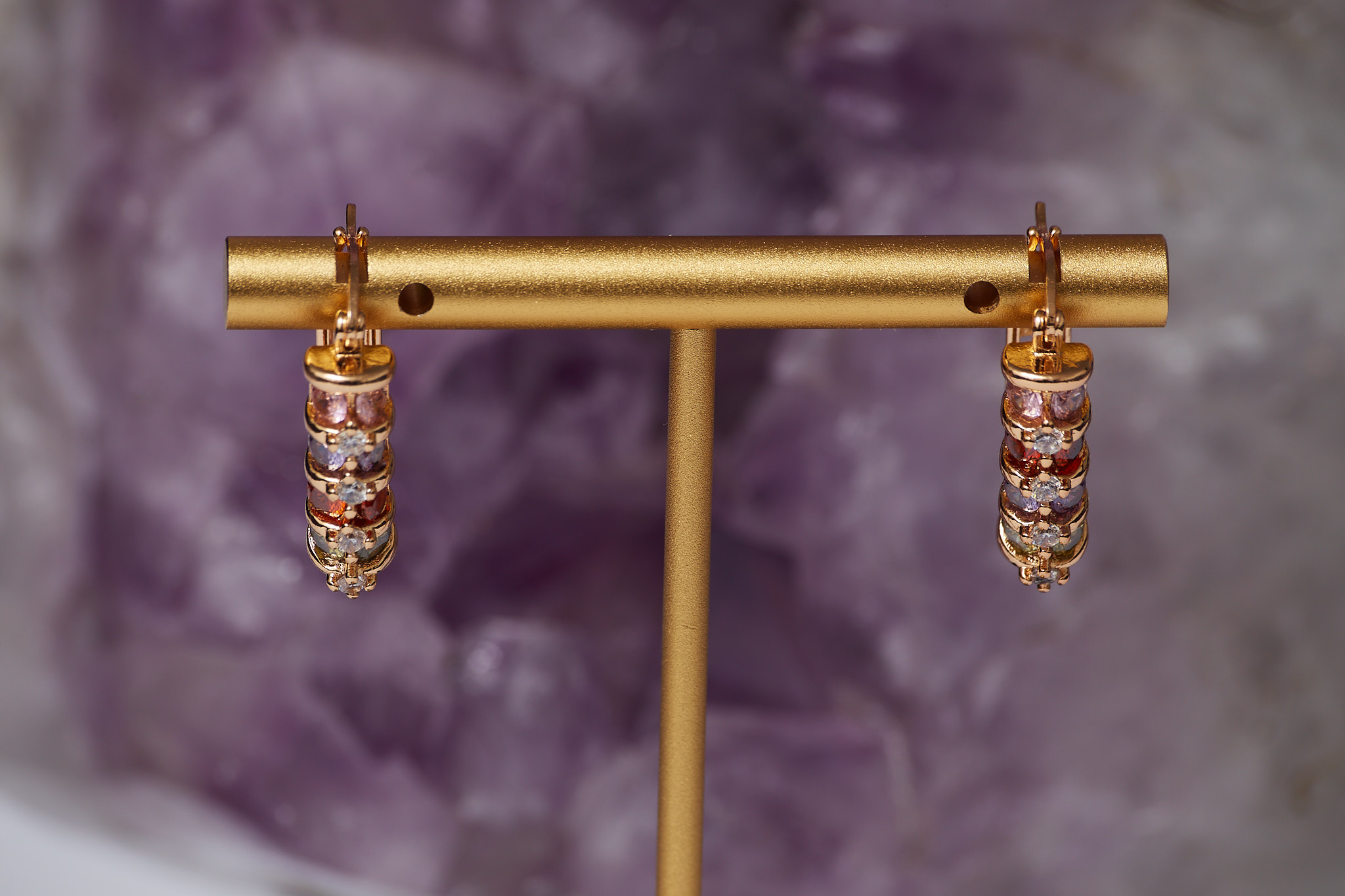 Boucle d’oreilles Créoles Ana – Image 2